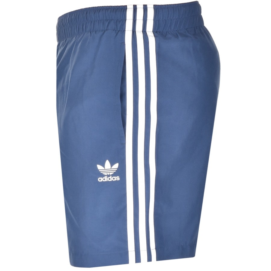 Alternative Image for Productadidas Originals 3 Stripes Swim Shorts Navy3